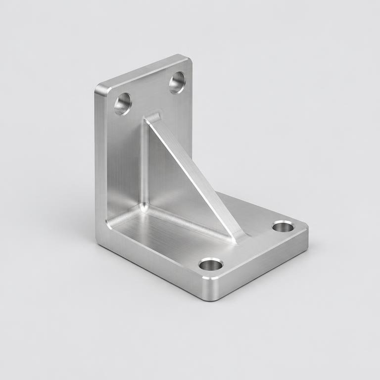 Maschinenhalter, CNC-gefertigt aus Aluminium 6082